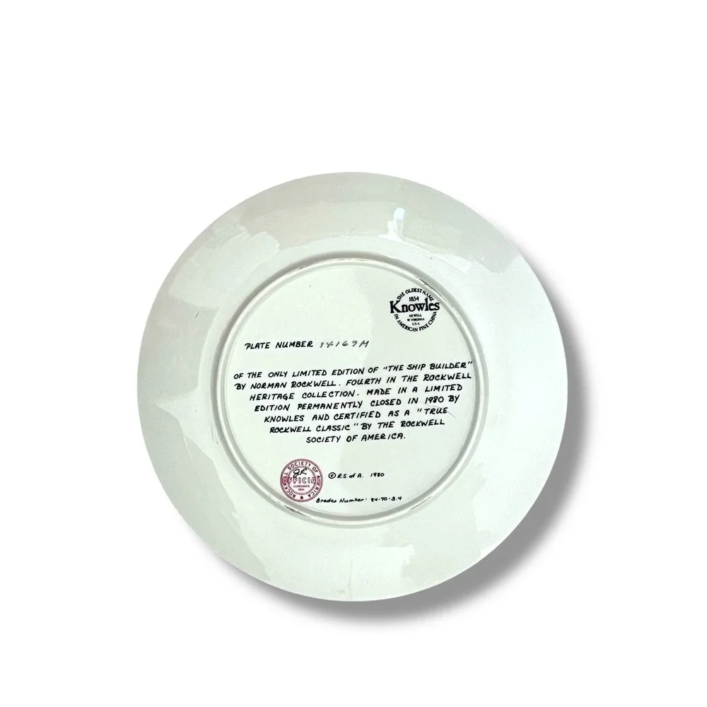 Norman Rockwell Collectible Plate with Certificate‎ of Authenticity